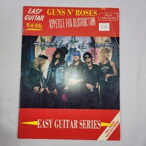 Easy Guitar Guns N' Roses Appetite For Destruction Vocal Lyrics Music Song Book